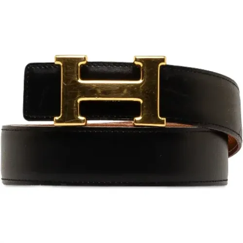 Pre-owned Belts, female, , Size: ONE SIZE Pre-owned Leather belts - Hermès Vintage - Modalova