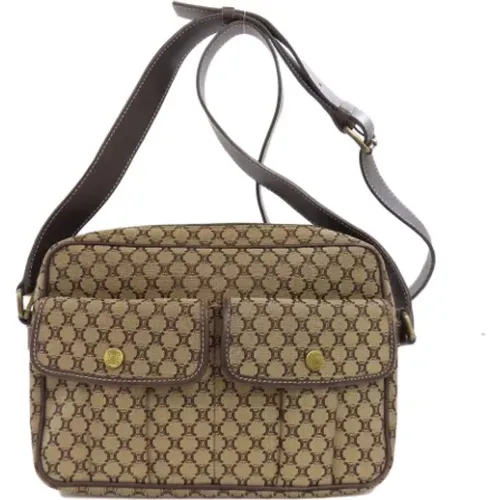 Pre-owned Cross Body Bags, female, , Size: ONE SIZE Pre-owned Canvas celine-bags - Celine Vintage - Modalova