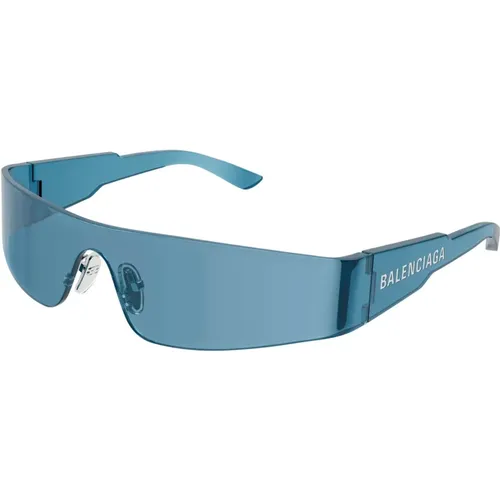 Blaue Bb0041S Sonnenbrille - Balenciaga - Modalova