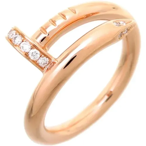 Pre-owned Jewellery, female, , Size: ONE SIZE Pre-owned Rose Gold rings - Cartier Vintage - Modalova