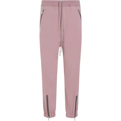 Dusty Tectuatl Track Pants , male, Sizes: L, M - Rick Owens - Modalova