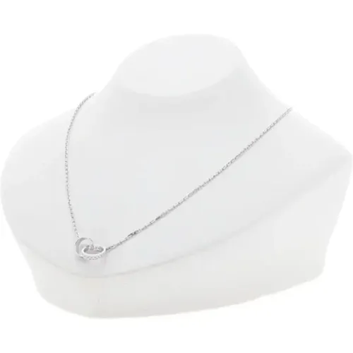 Pre-owned Jewellery, female, , Size: ONE SIZE Pre-owned White Gold necklaces - Cartier Vintage - Modalova