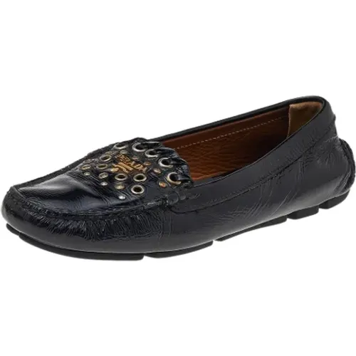 Pre-owned Leather flats , female, Sizes: 3 UK - Prada Vintage - Modalova