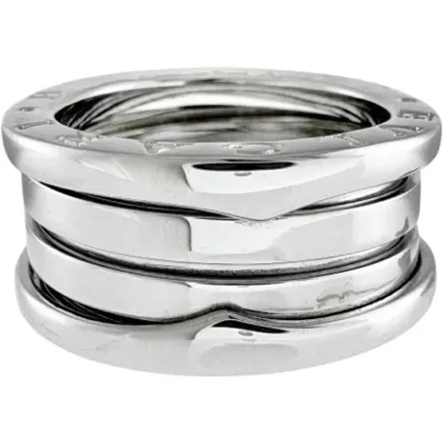 Pre-owned Jewellery, female, , Size: ONE SIZE Pre-owned Silver rings - Bvlgari Vintage - Modalova