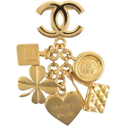 Pre-owned Jewellery, female, , Size: ONE SIZE Pre-owned Metal brooches - Chanel Vintage - Modalova