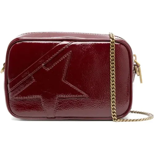 Star Leather Crossbody Bag , female, Sizes: ONE SIZE - Golden Goose - Modalova