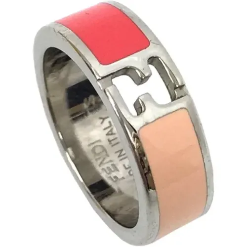 Pre-owned Jewellery, female, , Size: ONE SIZE Pre-owned Metal rings - Fendi Vintage - Modalova