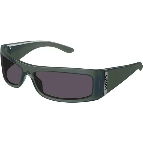 Grey Sonnenbrillen , Herren, Größe: 64 MM - Gucci - Modalova