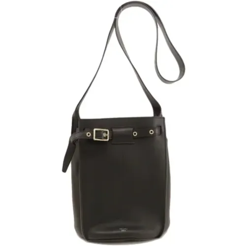 Pre-owned Cross Body Bags, female, , Size: ONE SIZE Pre-owned Leather shoulder-bags - Celine Vintage - Modalova