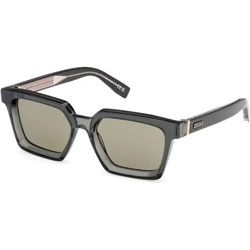 Sunglasses, unisex, , Size: 54 MM Dark / Sunglasses Ez0214 - Ermenegildo Zegna - Modalova