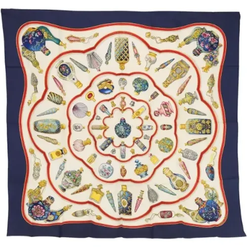 Pre-owned Scarves, female, , Size: ONE SIZE Pre-owned Silk scarves - Hermès Vintage - Modalova