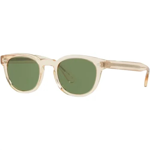 Sunglasses, male, , Size: 49 MM Sunglasses Sheldrake SUN OV 5036S - Oliver Peoples - Modalova