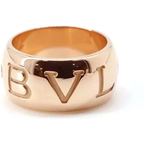 Pre-owned Jewellery, female, , Size: ONE SIZE Pre-owned Rose Gold rings - Bvlgari Vintage - Modalova