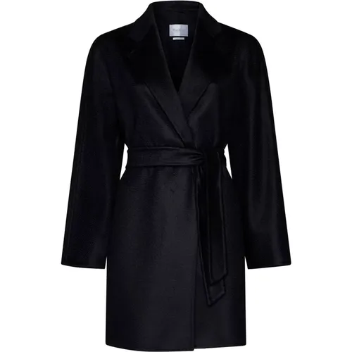 Cashmere Coat with Belt and Pockets , female, Sizes: XS, 2XS, 3XS, 4XS - Max Mara - Modalova