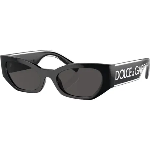 Modern Unisex Cat-Eye Sunglasses , unisex, Sizes: 52 MM - Dolce & Gabbana - Modalova