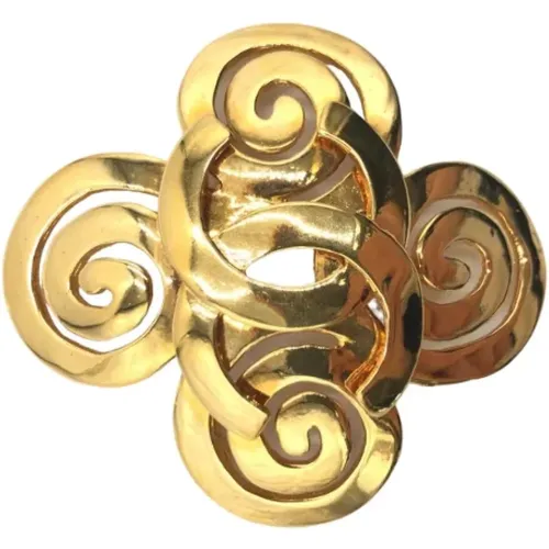 Pre-owned Jewellery, female, , Size: ONE SIZE Pre-owned Metal brooches - Chanel Vintage - Modalova