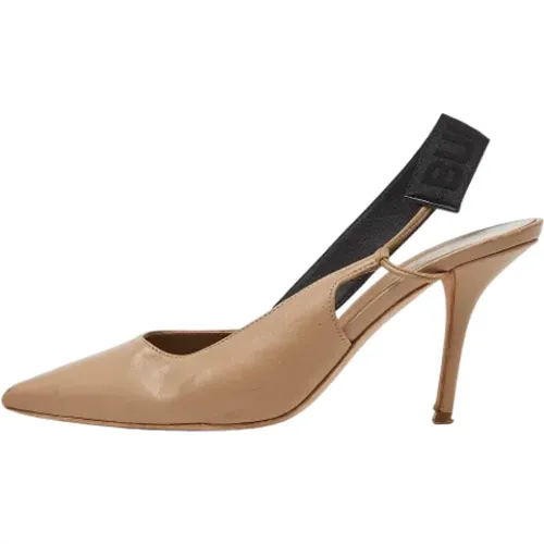 Pre-owned Leather heels , female, Sizes: 6 UK - Burberry Vintage - Modalova