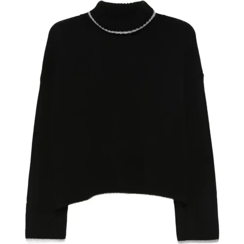 Turtlenecks, female, , Size: M High Neck Sweater - pinko - Modalova