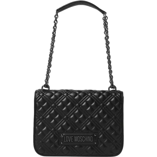 Synthetic Shoulder Bag , female, Sizes: ONE SIZE - Love Moschino - Modalova