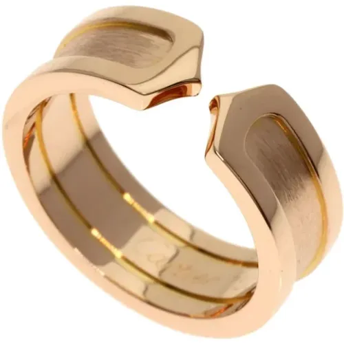 Pre-owned Rose Gold rings , female, Sizes: ONE SIZE - Cartier Vintage - Modalova