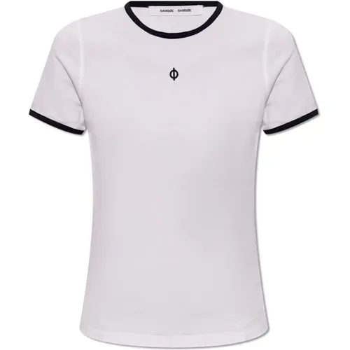 Salia T-Shirt , Damen, Größe: XS - Samsøe Samsøe - Modalova