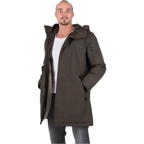 Eco Tech Parka in Dark Mud , male, Sizes: M, L - g-lab - Modalova