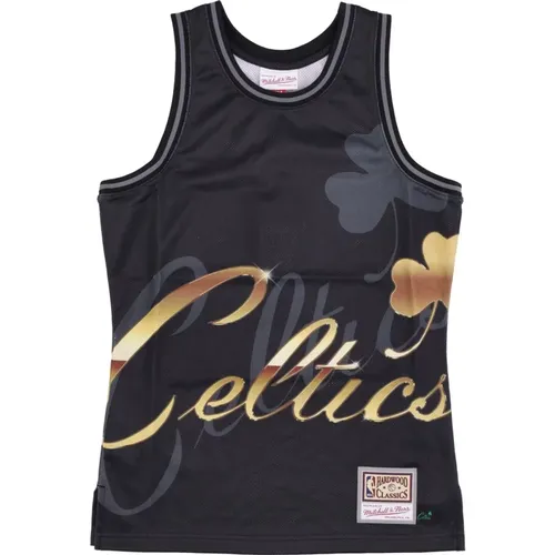 Sportswear, male, , Size: L Boston Celtics Tank Top Hardwood Classics - Mitchell & Ness - Modalova