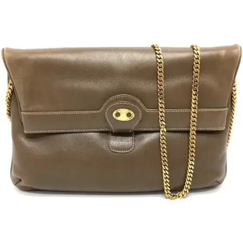 Pre-owned Cross Body Bags, female, , Size: ONE SIZE Pre-owned Leather celine-bags - Celine Vintage - Modalova