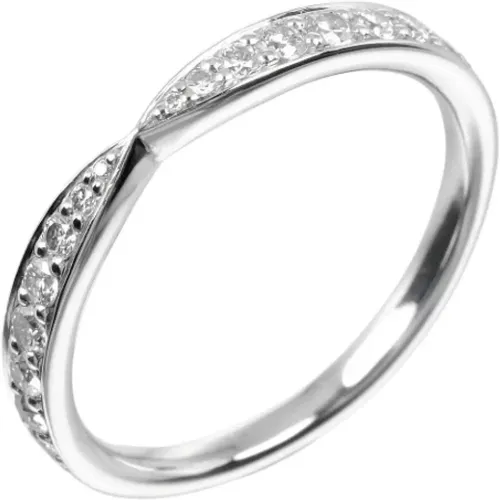 Pre-owned Jewellery, female, , Size: ONE SIZE Pre-owned Platinum rings - Tiffany & Co. Pre-owned - Modalova