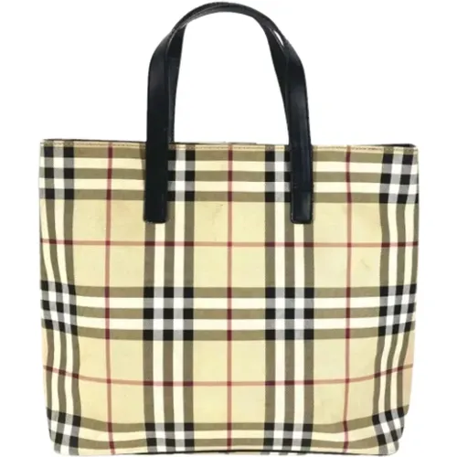 Pre-owned Canvas handbags , female, Sizes: ONE SIZE - Burberry Vintage - Modalova