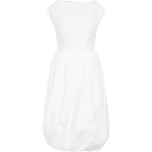 Cotton Midi Dress , female, Sizes: XS - Marni - Modalova