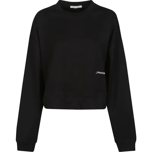 Luxuriöser Nero Sweatshirt,Kurzer Pullover,Sweatshirts - Hinnominate - Modalova