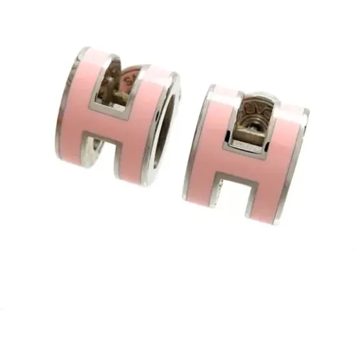 Pre-owned Metal earrings , female, Sizes: ONE SIZE - Hermès Vintage - Modalova