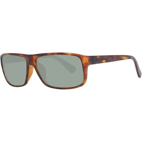 Polarized Sunglasses Rectangular Frame , unisex, Sizes: ONE SIZE - Serengeti - Modalova