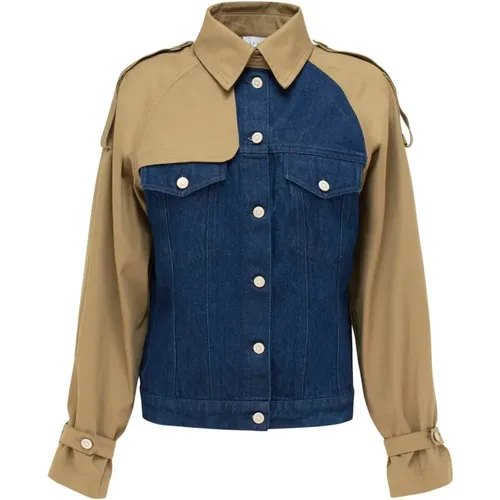 Hyères Denim Jacket , female, Sizes: M - MVP wardrobe - Modalova