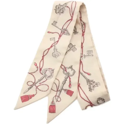 Pre-owned Silk scarves , female, Sizes: ONE SIZE - Hermès Vintage - Modalova