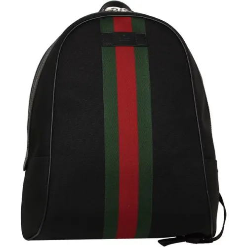 Men's Backpack Technocanvas Zipper Mod. 630918 Kwtjn 8251 , unisex, Sizes: ONE SIZE - Gucci - Modalova