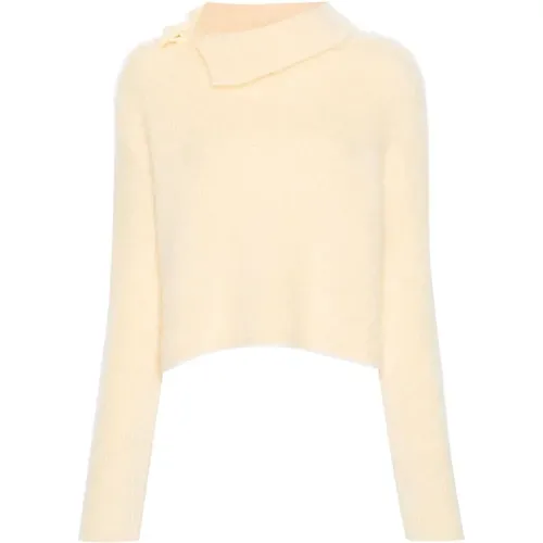 Sweater Toggle Fastening Long Sleeves , female, Sizes: S, M, XS - Jacquemus - Modalova