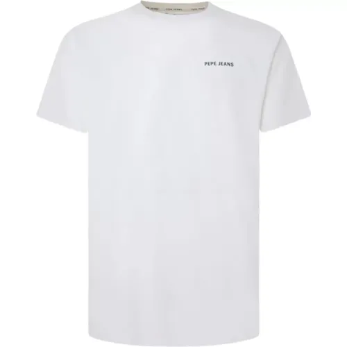 Minimalistisches Nautik-Design T-Shirt , Herren, Größe: 2XL - Pepe Jeans - Modalova