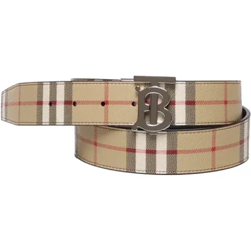 Stylish Belt for Men , male, Sizes: 110 CM, 95 CM, 105 CM, 100 CM, 90 CM - Burberry - Modalova