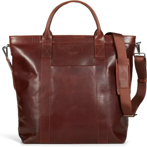Leather Men's Tote Bag , male, Sizes: ONE SIZE - Howard London - Modalova