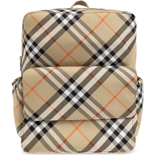 Kariertes Muster Rucksack Burberry - Burberry - Modalova