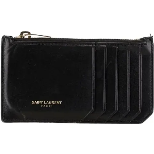 Pre-owned Leather wallets , female, Sizes: ONE SIZE - Yves Saint Laurent Vintage - Modalova