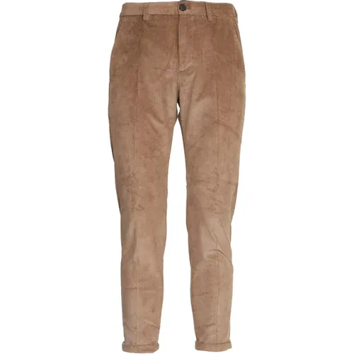 Chinos, male, , Size: W30 Camel Trousers for Men - Department Five - Modalova