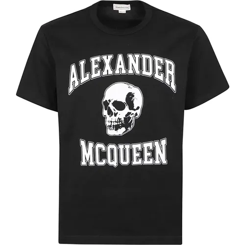 T-Shirts, male, , Size: S Men's Clothing T-Shirts & Polos Ss24 - alexander mcqueen - Modalova