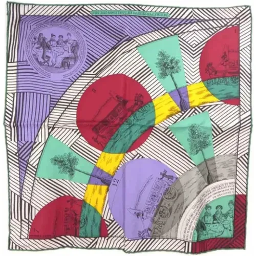 Pre-owned Scarves, female, , Size: ONE SIZE Pre-owned Silk scarves - Hermès Vintage - Modalova