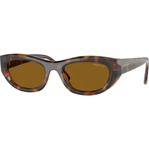 Stylish Sunglasses in Trendy Design , female, Sizes: 51 MM - Vogue - Modalova