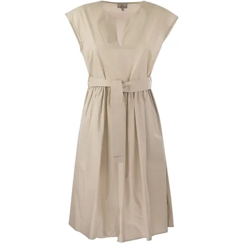 Short Dress In Pure Cotton Poplin , female, Sizes: M, S - Woolrich - Modalova