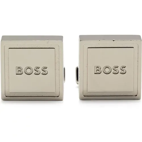 Brass Cufflinks, Designers Code 50518657 , male, Sizes: ONE SIZE - Hugo Boss - Modalova