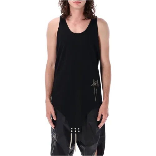 Sleeveless Tops, male, , Size: S Basketball Tank Top - Rick Owens - Modalova